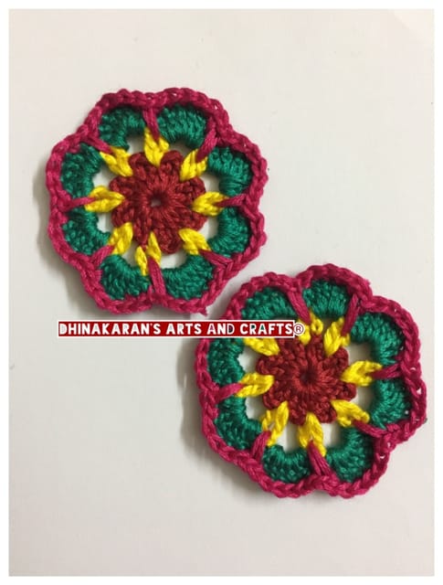 MagicFlower Crochet Patches-(10)