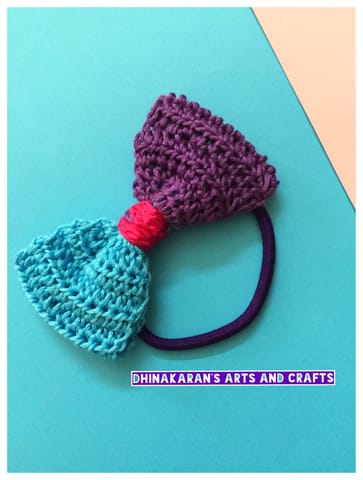 Crochet Bow HairTie-(11)