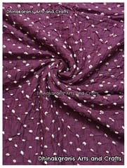 WINE Bandhani Fabric
