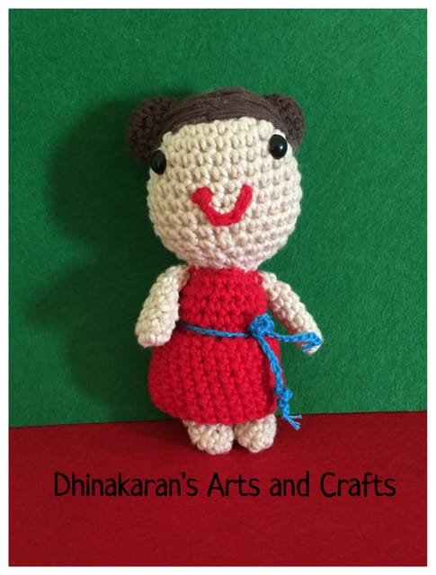 Glam Girl Crochet Soft Toy