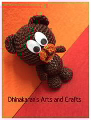 Brown Teddy Crochet Soft Toy
