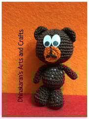 Brown Teddy Crochet Soft Toy