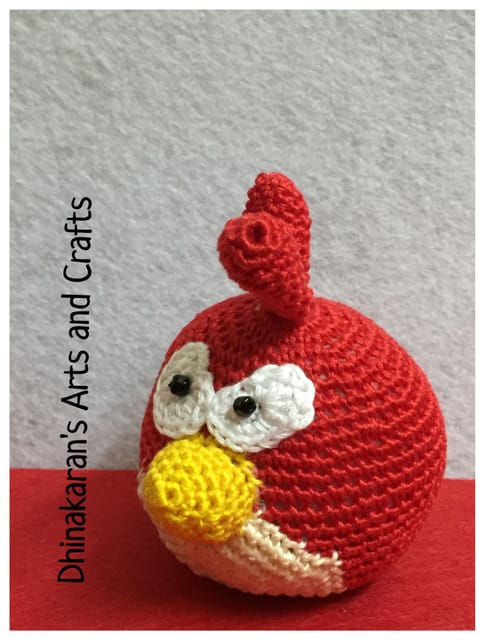 BIG Angry Bird Crochet Soft Toy
