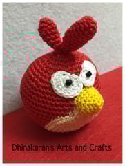 BIG Angry Bird Crochet Soft Toy