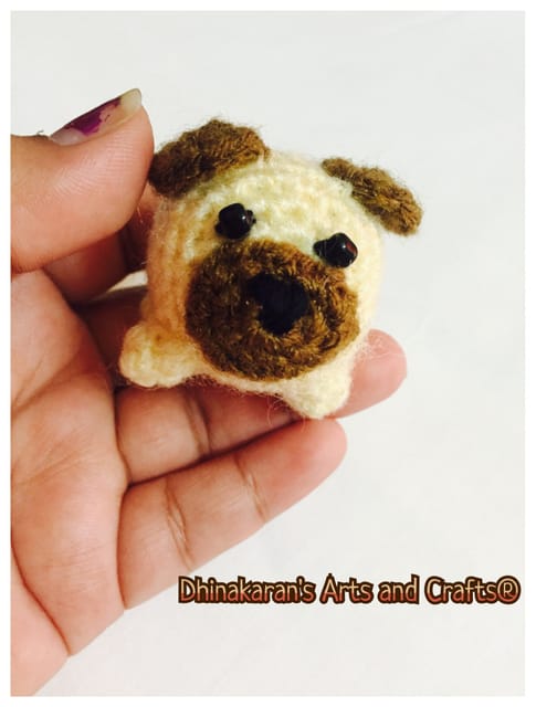 Pug Crochet Soft Toy