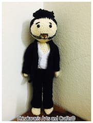 Handsome Hunk Crochet Soft Toy