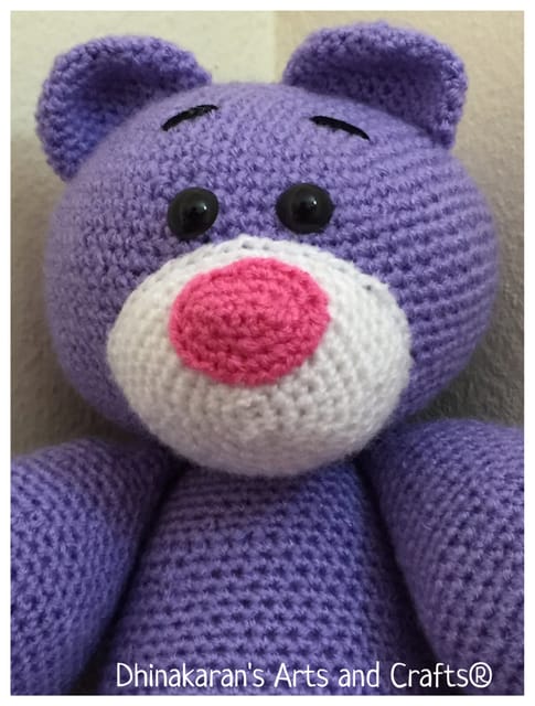 PURPLE BUNNY Crochet Soft Toy