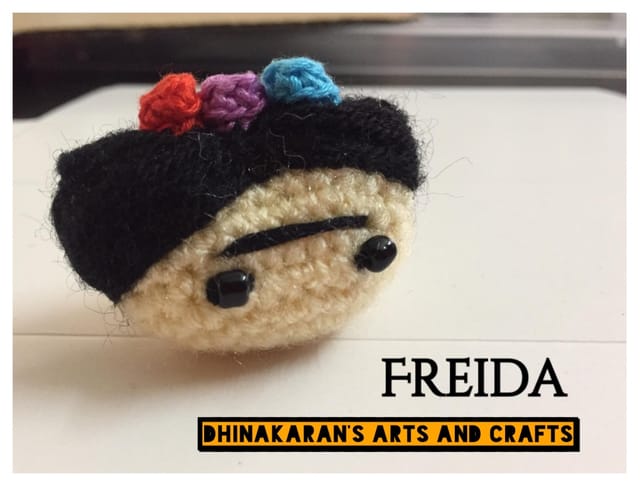 FREIDA KAHLO Crochet Soft Toy