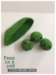 Peas in a Pod Crochet Soft Toy