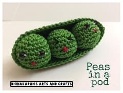 Peas in a Pod Crochet Soft Toy