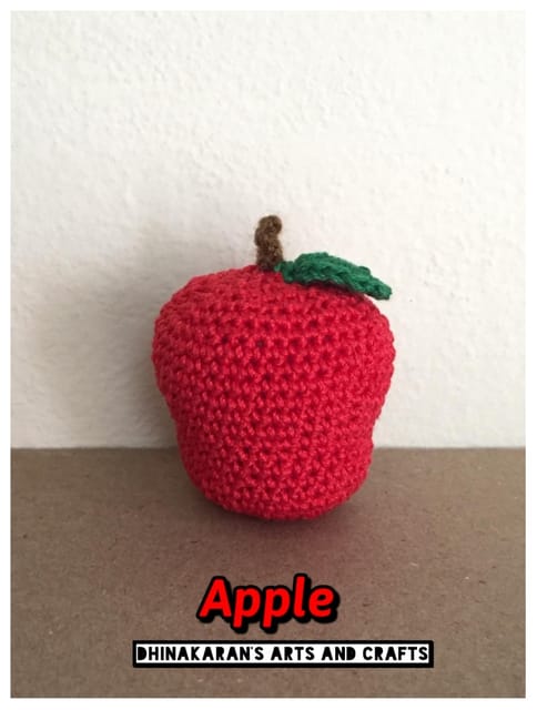 Apple Crochet Soft Toy