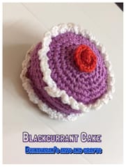 Blackcurrant Crochet Cake