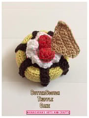 Butterscotch Truffle Crochet Cake