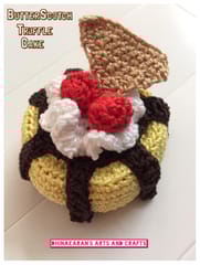 Butterscotch Truffle Crochet Cake