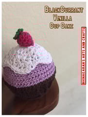 Black Currant Vanilla Crochet Cake