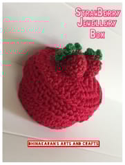 Strawberry Crochet Jewellery Box