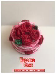 Wedding Crochet Cake