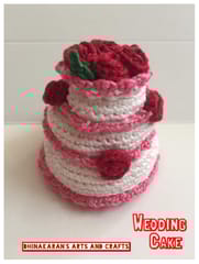 Wedding Crochet Cake