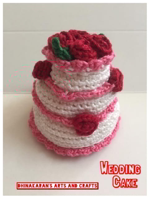 Wedding Crochet Cake
