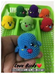 Crochet Love Bird-SKY BLUE