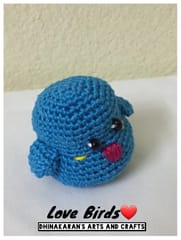 Crochet Love Bird-SKY BLUE
