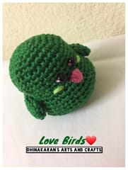 Crochet Love Bird-DARK GREEN