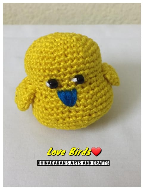 Crochet Love Bird-YELLOW