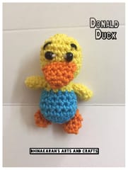 Donald Duck Crochet Soft Toy