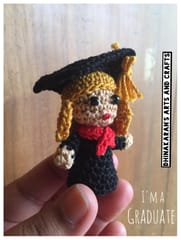 Graduate Miniature Crochet Soft Toy
