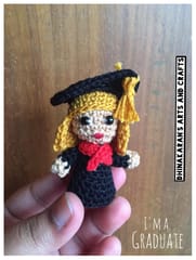 Graduate Miniature Crochet Soft Toy