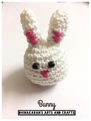 Miniature Bunny Crochet Soft Toy