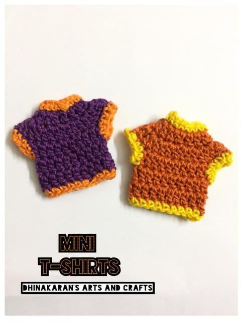 Miniature Crochet T-Shirts