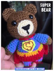 Super Bear Crochet Soft Toy