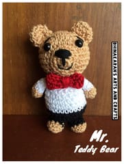Mr.Teddy Bear Crochet Soft Toy