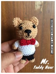 Mr.Teddy Bear Crochet Soft Toy