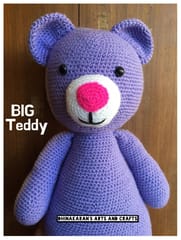 Big Teddy Crochet Soft Toy