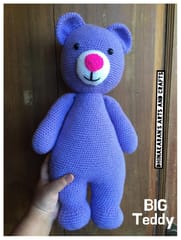 Big Teddy Crochet Soft Toy