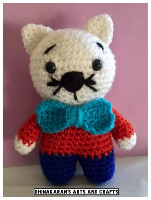 Mr.CAT Crochet Soft Toy