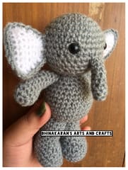 Elephant Crochet Soft Toy