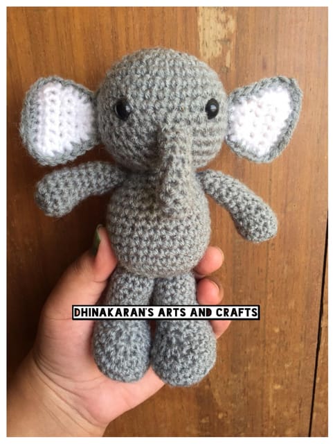 Elephant Crochet Soft Toy