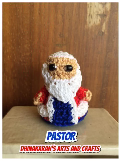 Miniature Pastor Crochet Soft Toy