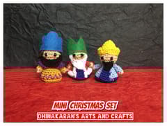 Miniature Crochet Christmas Set