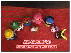 Miniature Crochet Christmas Set