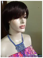 Grape Vine African Beaded Necklace & Bracelet-(1)