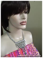 Grape Vine African Beaded Necklace & Bracelet-(6)