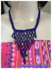Grape Vine African Beaded Necklace & Bracelet-(8)