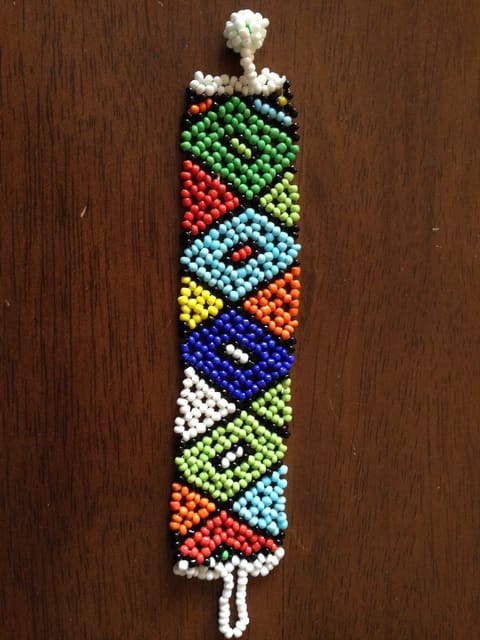 African Beaded Bracelet-(6)