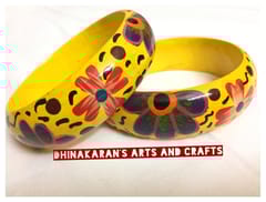 Flower Power Handpainted Bangles