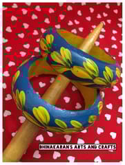 Leafy Affair Handpainted Bangles