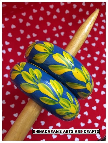 Leafy Affair Handpainted Bangles